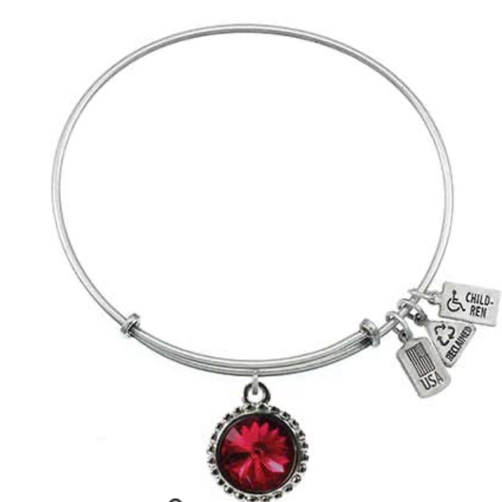 Wind and Fire January birthstone bracelet🛍